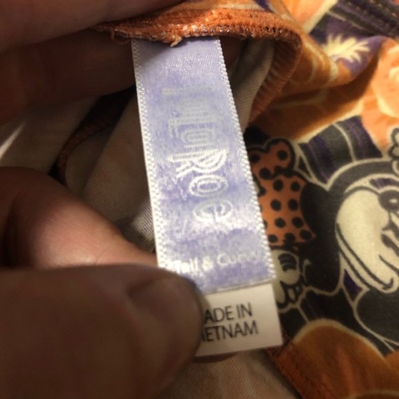 Lula roe Tall & Curvy Minnie Mouse leggings - Picture 3 of 4